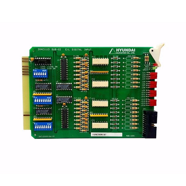 Elevator digital input pcb card 204C1113 SUB-02 E/L for Hyundai elevator