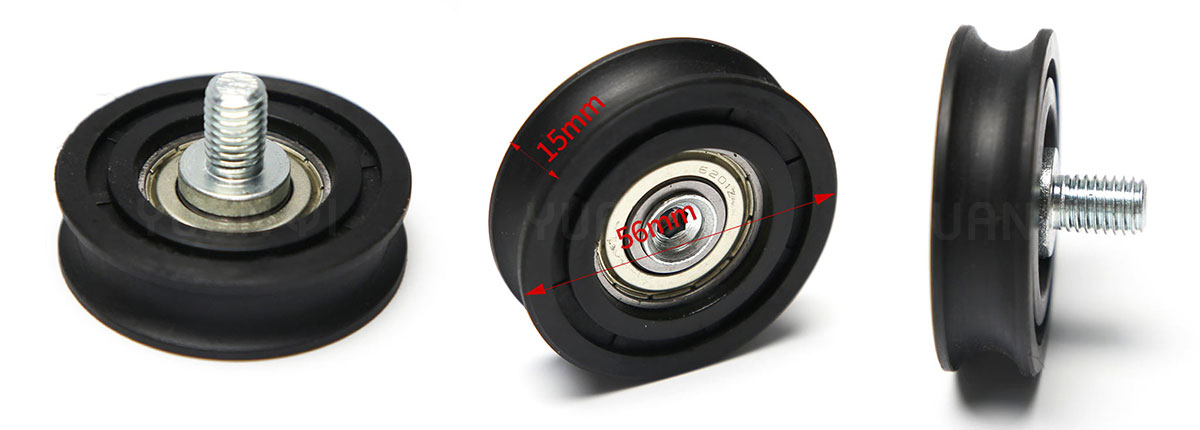 56×15mm-6201-Elevator-Door-Hanger-Roller-for-Elevator-Door-System.....