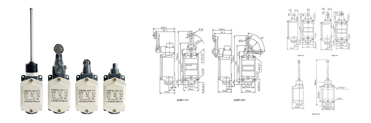 Delixi-Auto-reinicialização-Interruptor-de-viagem-JLXK1-111-JLXK1-211-JLXK1-311-JLXK1-411-JLXK1-511.....
