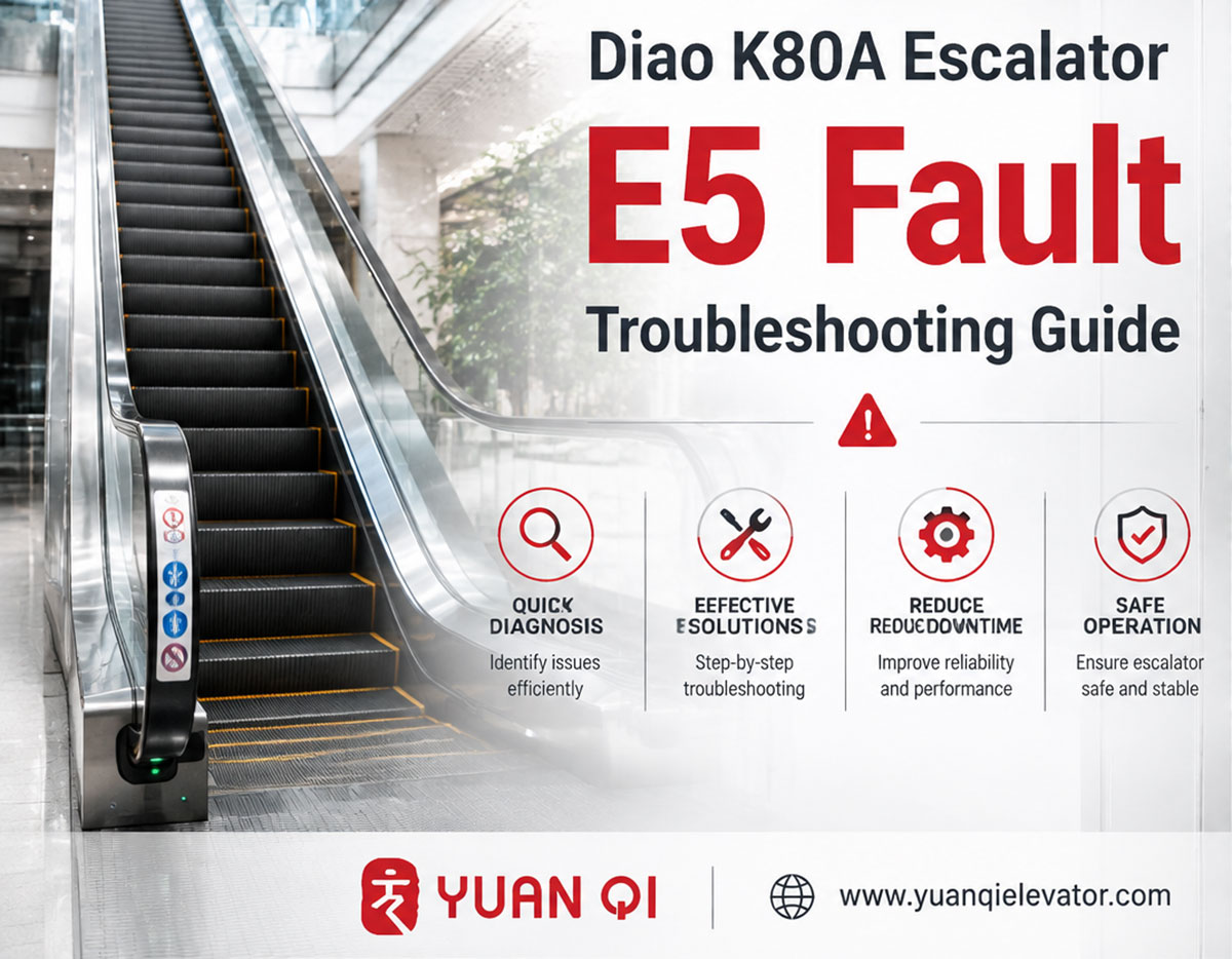 Diao K80A Escalator E5 Fault Code: Causes and Troubleshooting Solutions