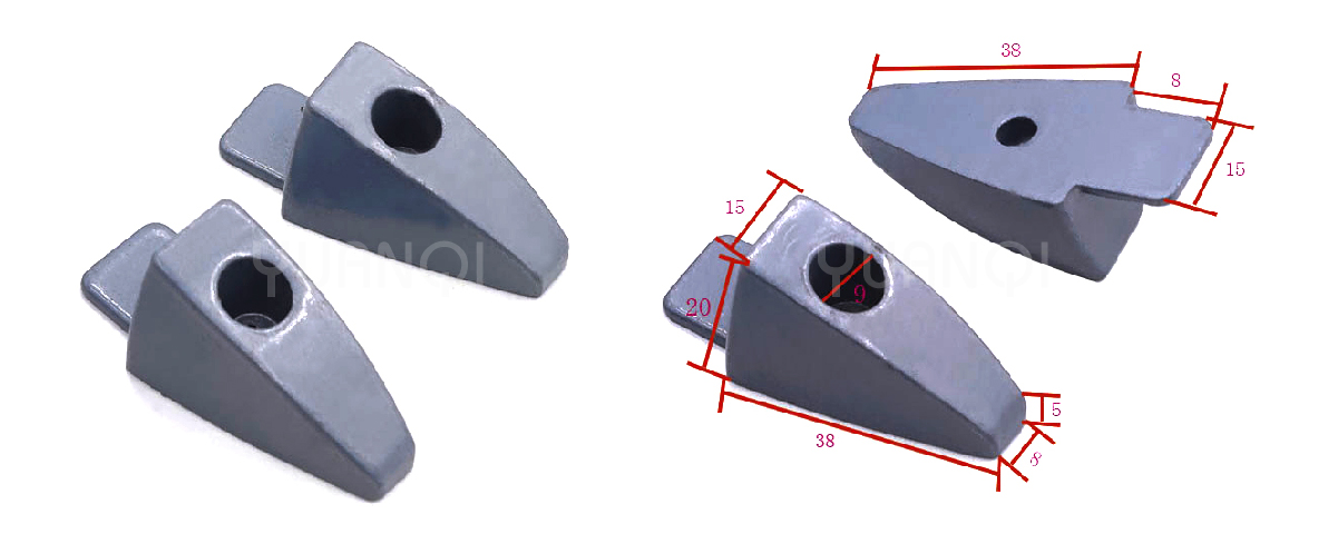 Escalator-brush-head-clamp-hair-hair-strip-plug-head-aluminium-brush-plug-head ....