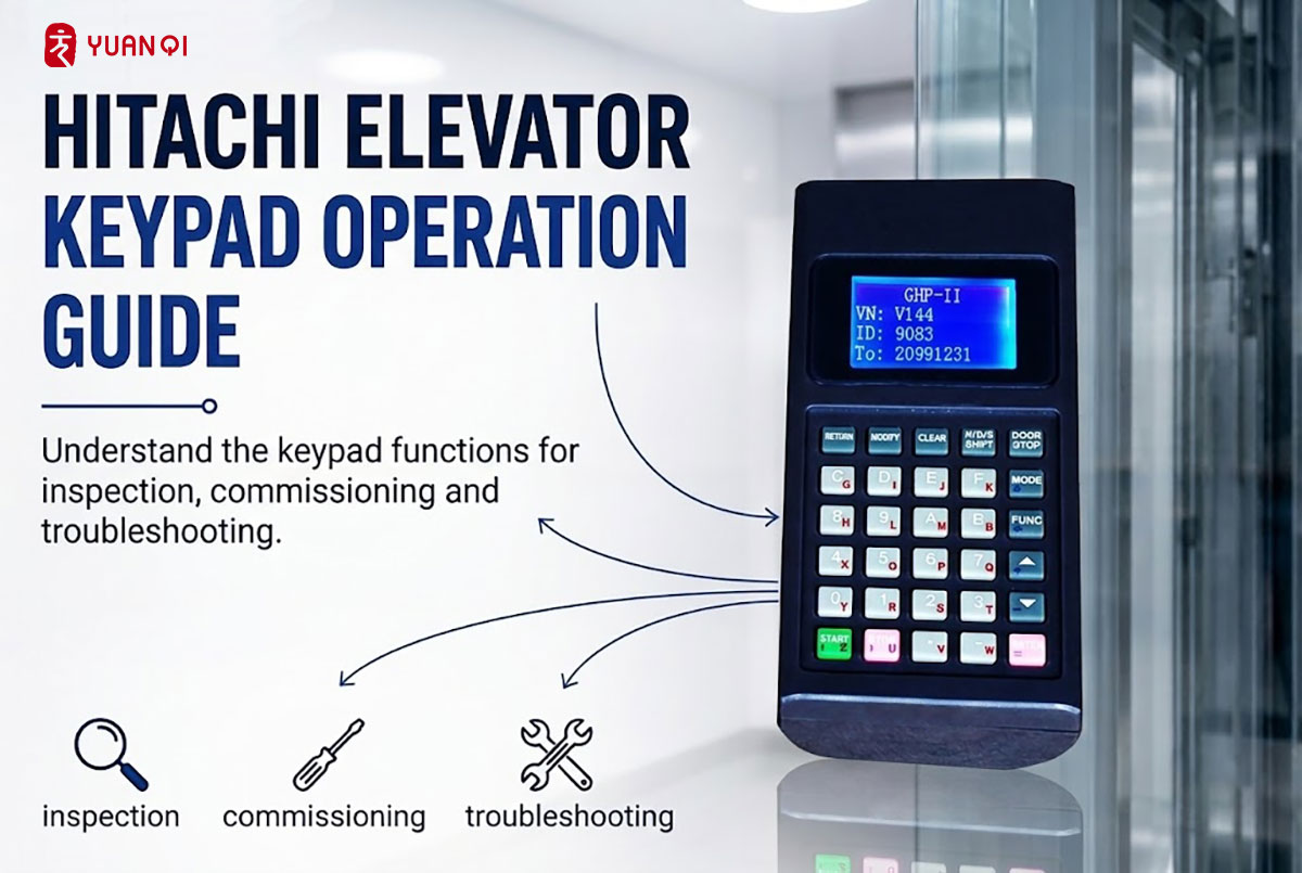 HITACHI Elevator Keypad Operation Guide