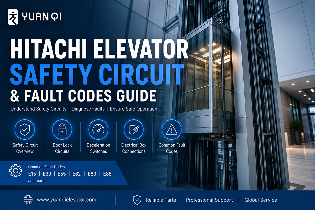 HITACHI Elevator Safety Circuit and Fault Codes Guide