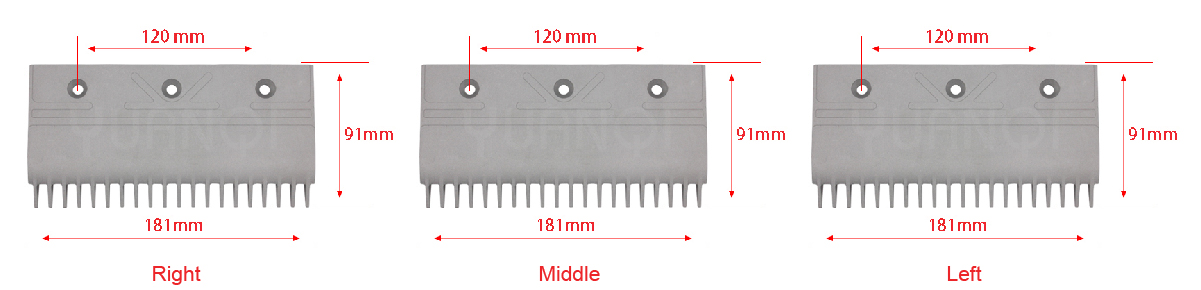 Mitsubishi-escalator-aluminum-alloy-comb-plate-20-teeth-J651012B203.....