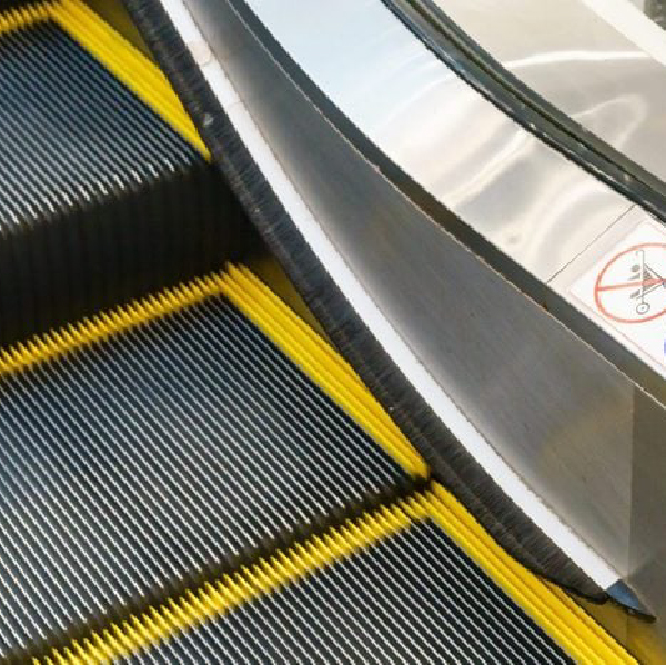 China SJEC K3 escalator step frame LR-003A escalator warning strip ...